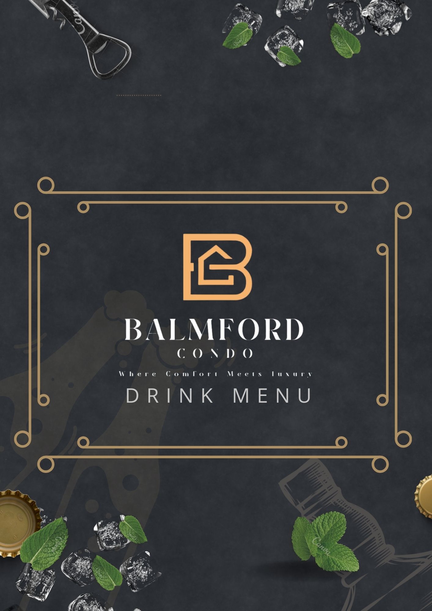 Drinks Menu Cover